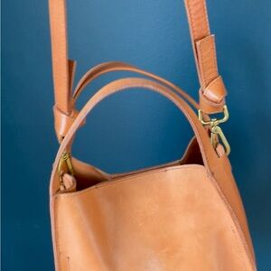 Madewell Tan Leather Shoulder Bag